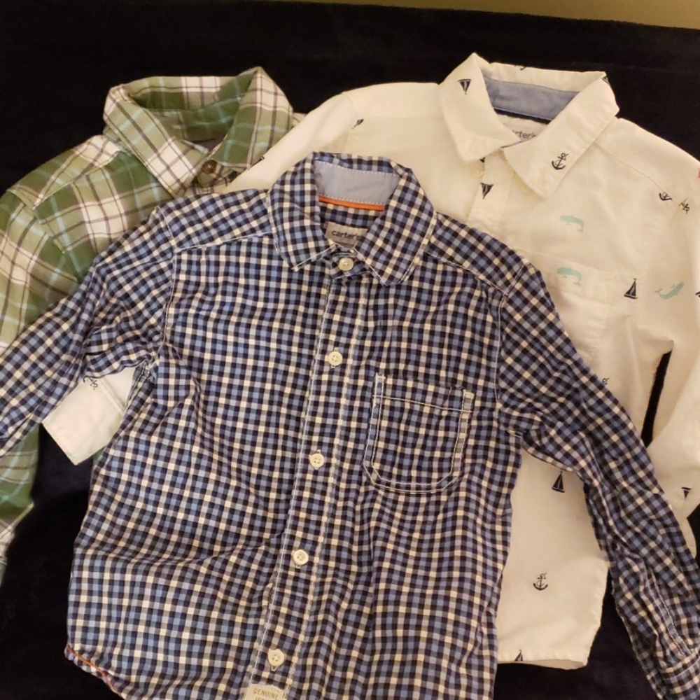 Set of 3 Long Sleeve Button Down Shirts